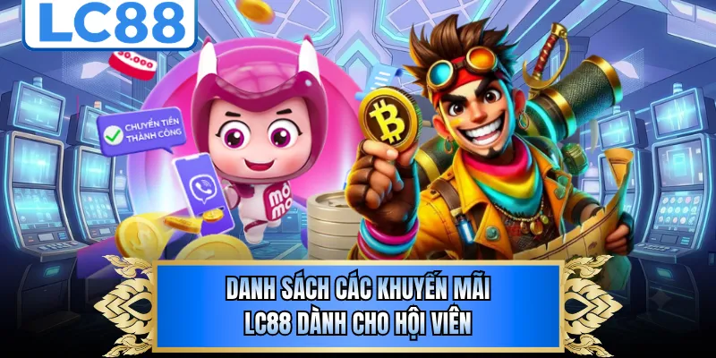 Danh sách các khuyến mãi LC88 dành cho hội viên