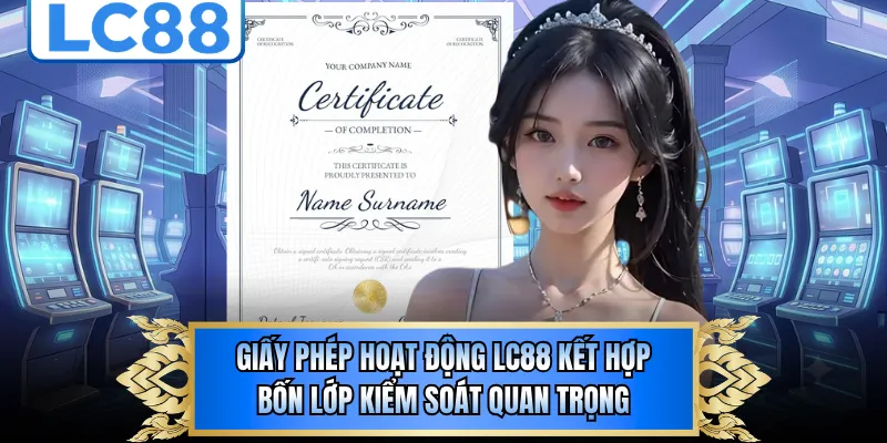 Giấy phép hoạt động LC88 kết hợp bốn lớp kiểm soát quan trọng
